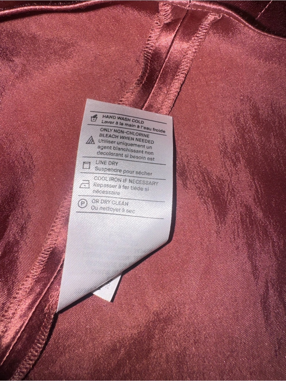 VINCE X REVOLVE womens rosewood Low-Waist Satin Midi Skirt size large - Picture 9 of 11